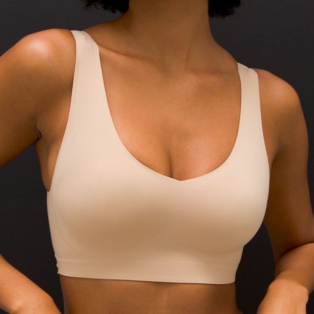 Soma Pale Sand Enbliss V-Neck Bralette